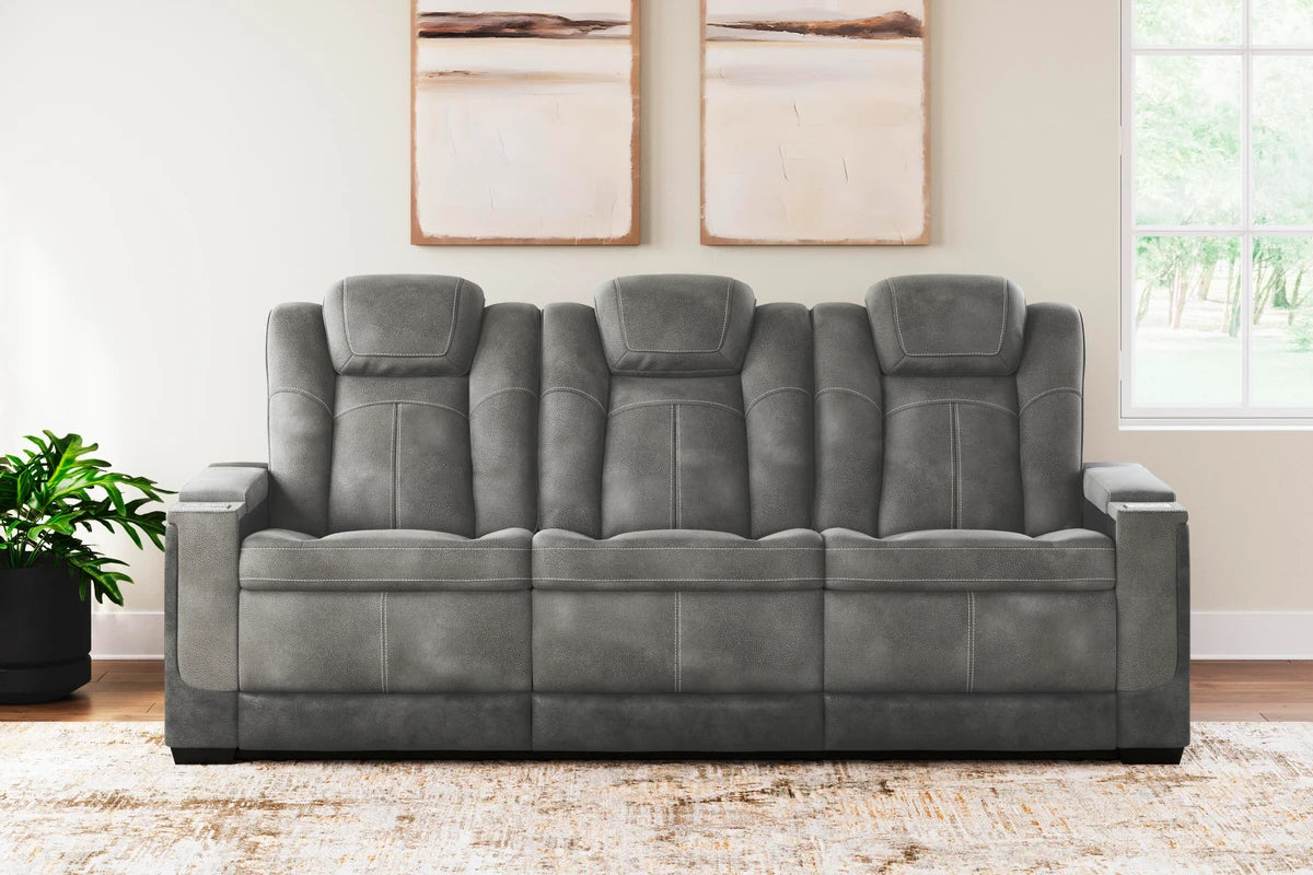 Next-Gen DuraPella Performance Fabric Dual Power Reclining Sofa
