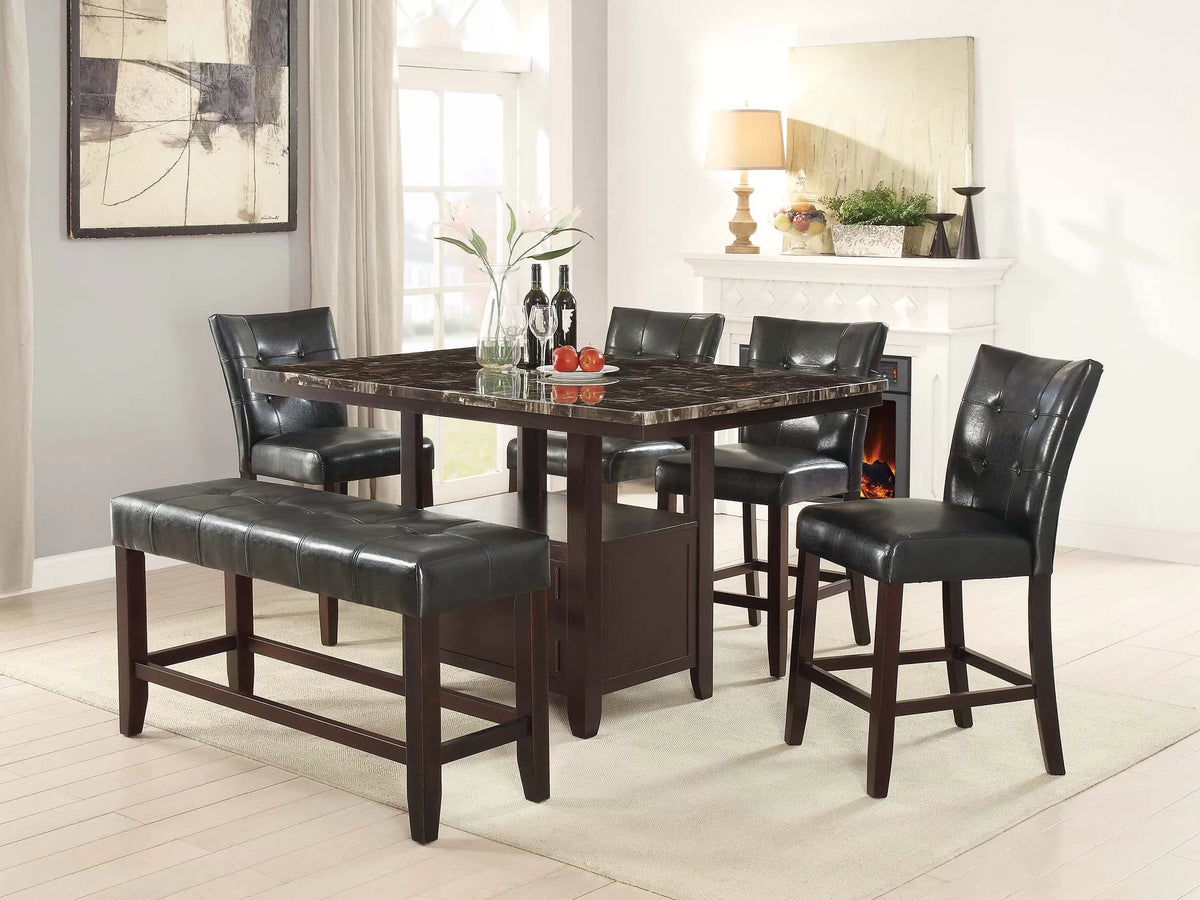 Poundex Counter Height Chair - F1754