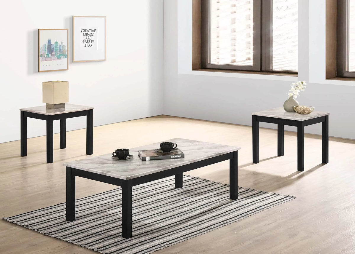 Poundex 3 Pcs Table Set - F3192
