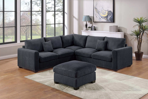 Poundex 4-Piece Sectional Set - F8302
