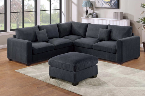 Poundex 4-Piece Sectional Set - F8302