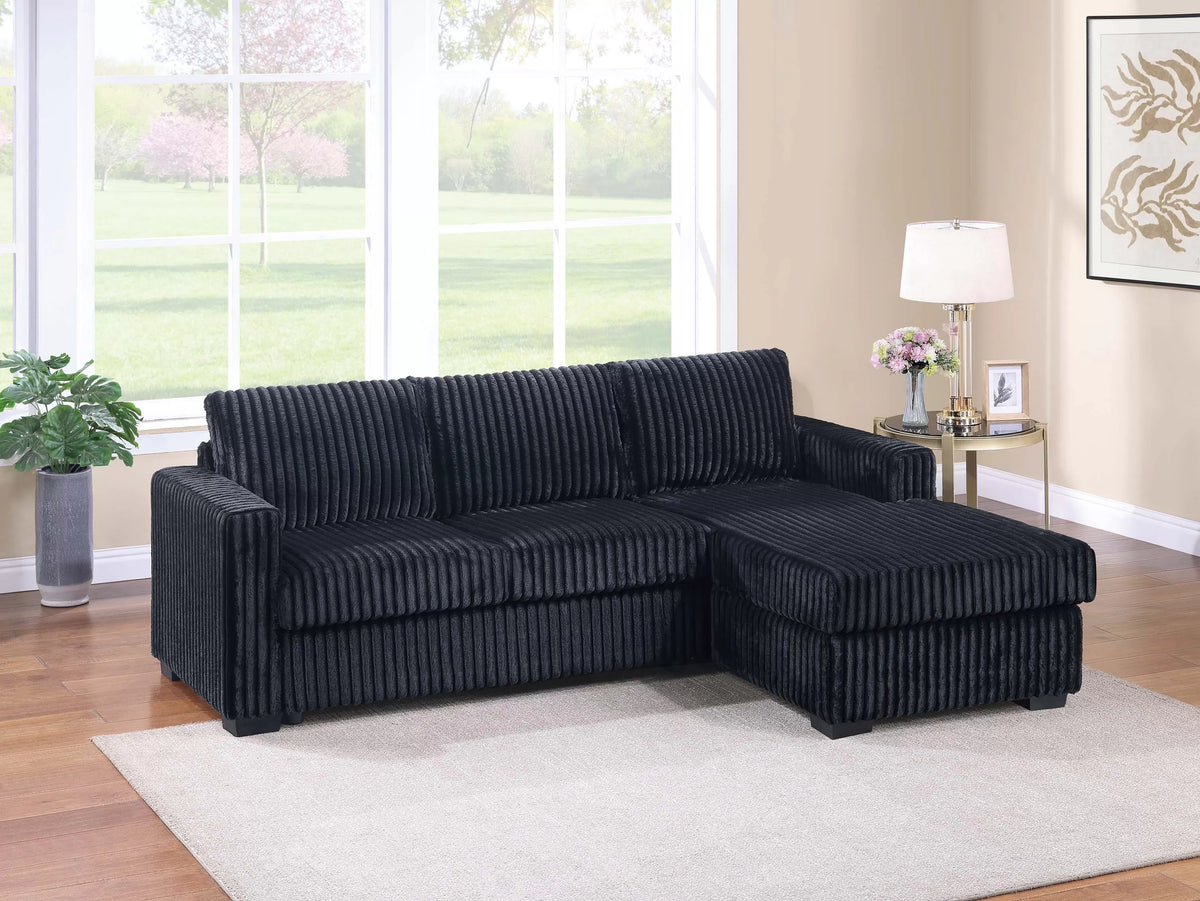 Poundex 2-Piece Sectional Sofa - F8325
