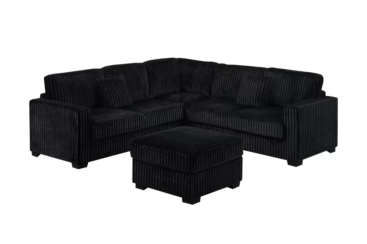 Poundex 4-Piece Sectional Set - F8353