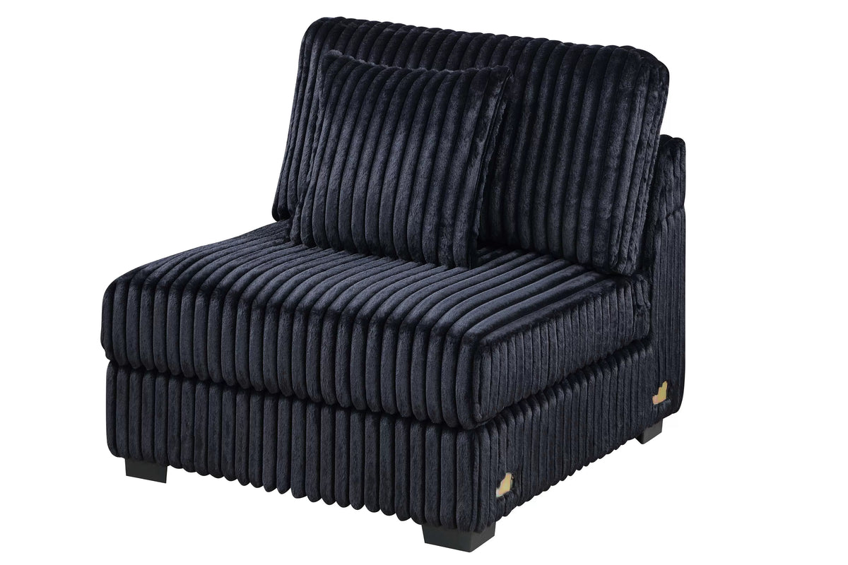 Poundex Armless Chair - F8363