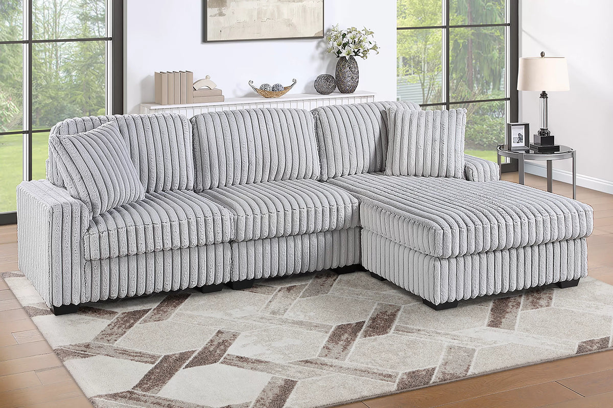 2-Piece Reversible Sectional Set-F8375