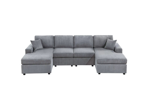Poundex 3-Piece Sectional Sofa Set - F8450