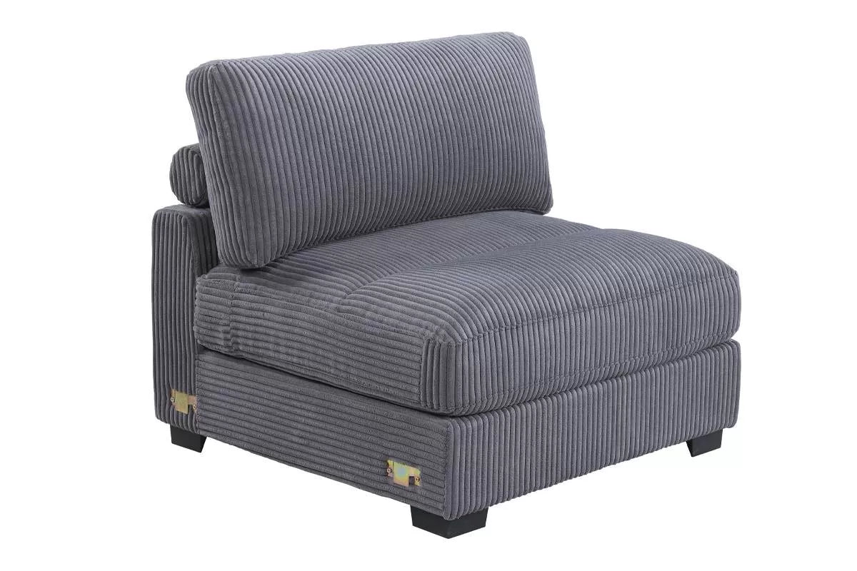 Poundex Armless Chair - F8993