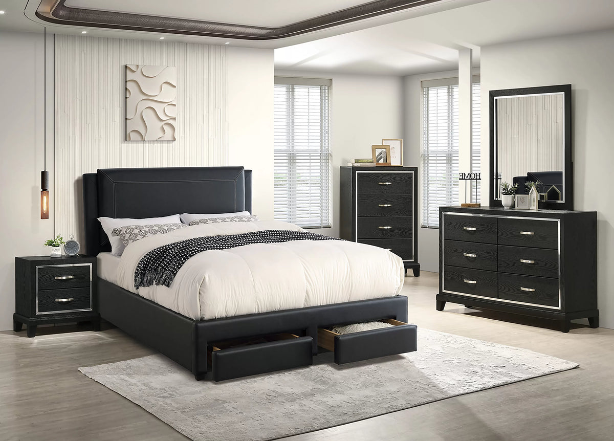 Poundex Queen Bed - F9334Q
