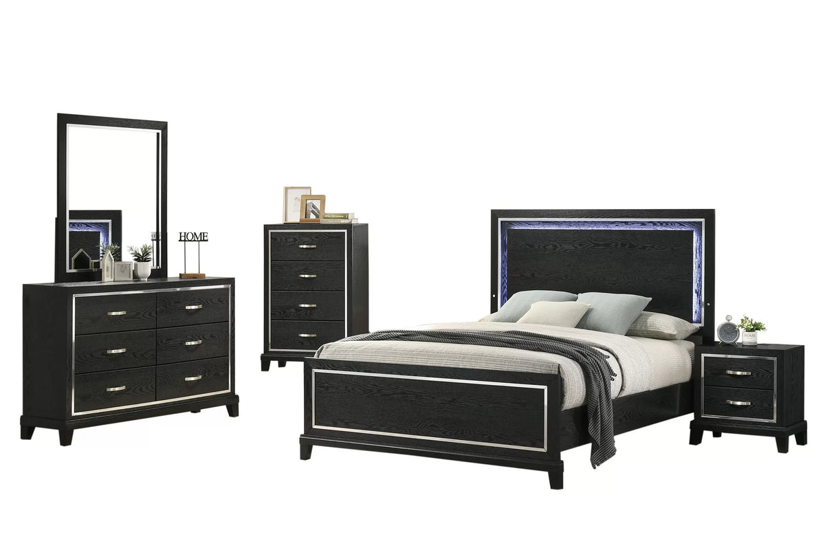 Poundex Queen Bed - F9672Q