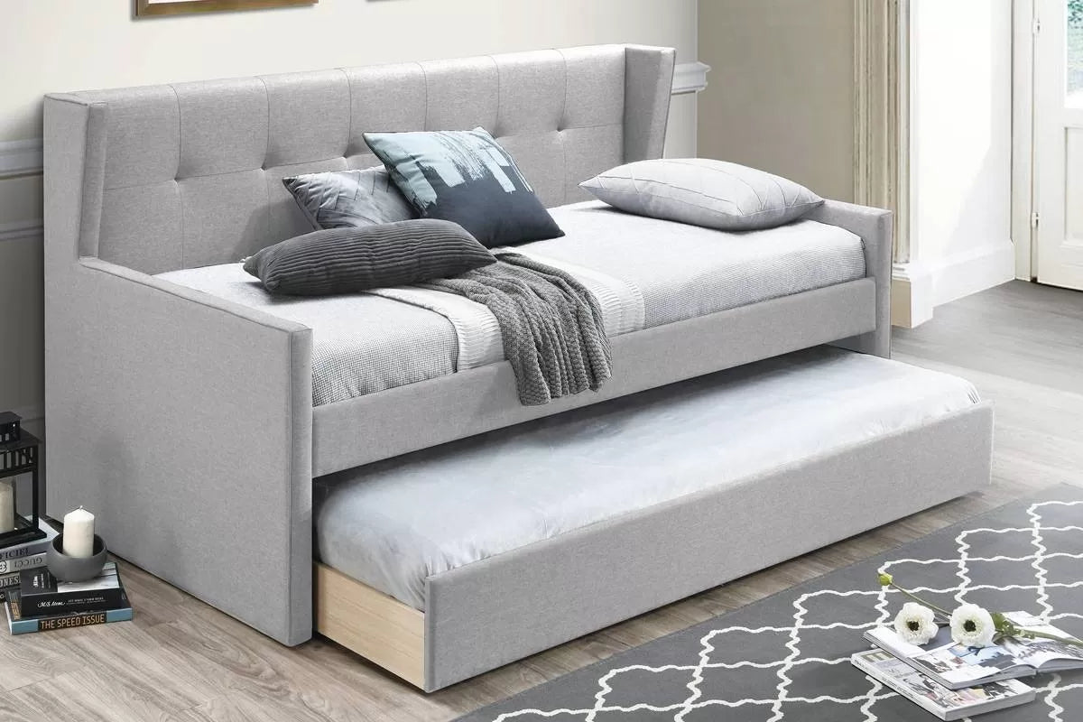 Light Gray Day bed w/ Trundle