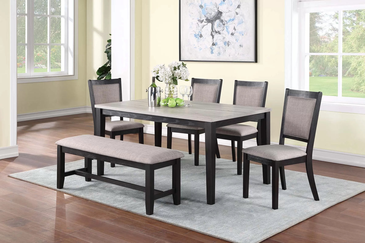 F2607 Espresso Dining Set