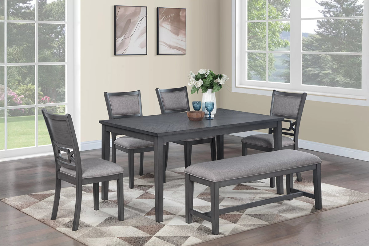 F2637 Gray Dining set
