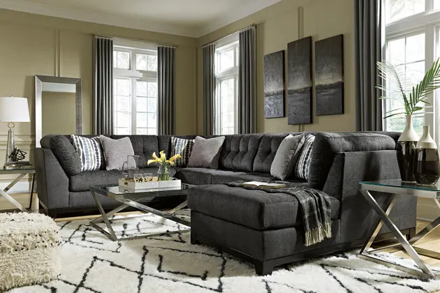 Reidshire Charcoal Gray Sectional