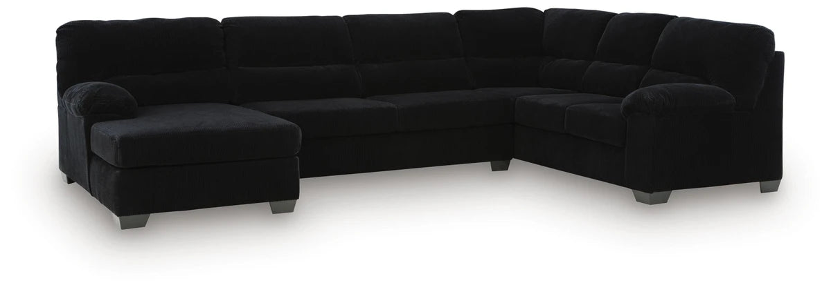SimpleJoy 3-Piece Sectional with Chaise